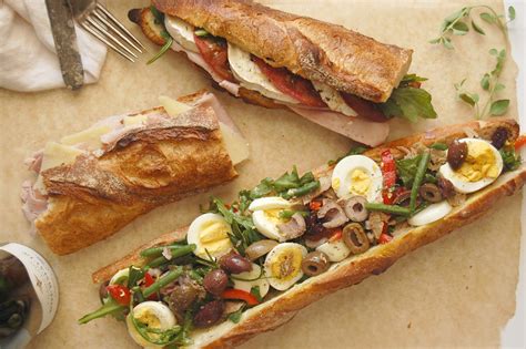 french baguette sandwich recipes.